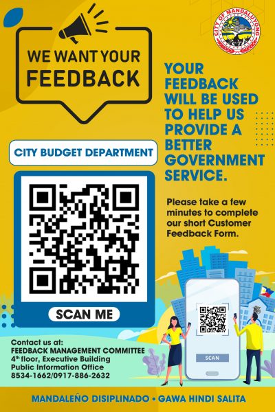 BUDGET feedback poster