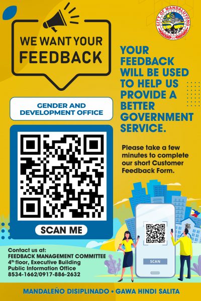 GAD feedback poster