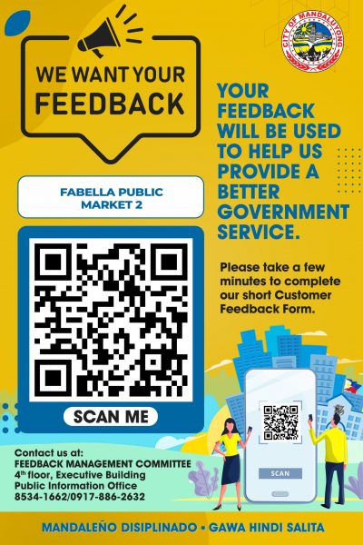 MARKET 2 feedback poster